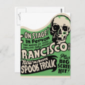 1941: Francisco Spook Frolic Postkarte (Vorne/Hinten)