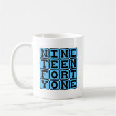 1941, Jahr 1941 Kaffeetasse (Links)