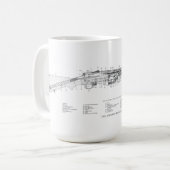 1941 Johnson Schematic Kaffeetasse (Vorderseite Links)