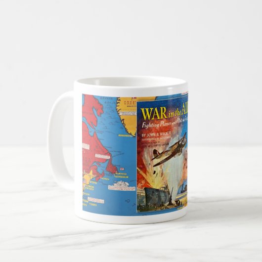 1941 KRIEG IM LUFTWESTLICHEN JUNIOR-ERWACHSENBUCHD KAFFEETASSE (Vorderseite Links)