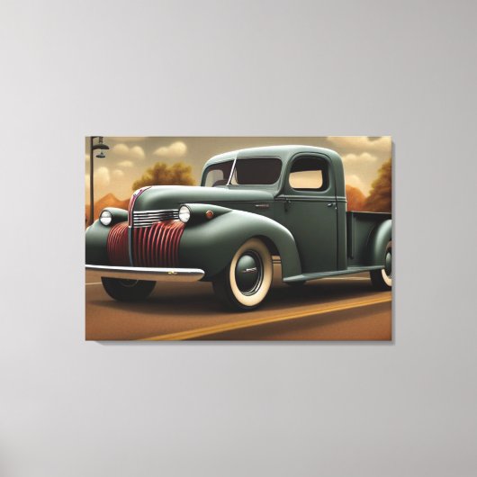 1941 Lieferwagen LKW Canvas Print Leinwanddruck (Vorderseite)