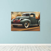 1941 Lieferwagen LKW Canvas Print Leinwanddruck (Insitu (Holzboden))