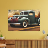 1941 Lieferwagen LKW Canvas Print Leinwanddruck (Insitu (Wohnzimmer))