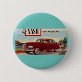 1941 Nash-Automobilanzeige Button (Vorderseite)