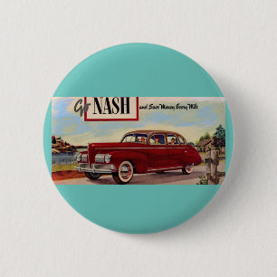 1941 Nash-Automobilanzeige Button