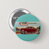 1941 Nash-Automobilanzeige Button (Vorne & Hinten)