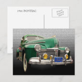1941 PONTIAC 2 POSTKARTE (Vorne/Hinten)