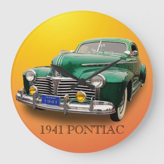 1941 PONTIAC GROßE WANDUHR (Vorderseite)