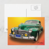 1941 PONTIAC POSTKARTE (Vorne/Hinten)