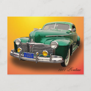 1941 PONTIAC POSTKARTE