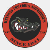 1941 rot runder aufkleber (Vorderseite)