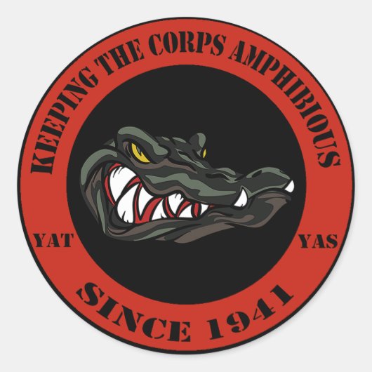 1941 rot runder aufkleber (Vorderseite)