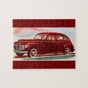 1941 roter Mercury 8 Puzzle