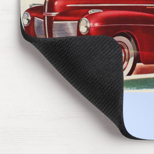 1941 roter Quecksilber 8 Mousepad (Ecke)