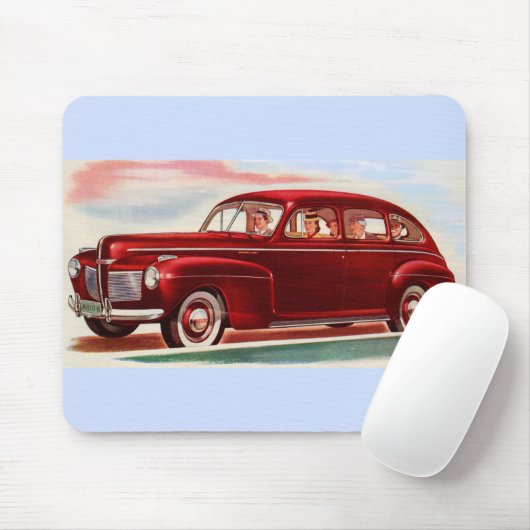 1941 roter Quecksilber 8 Mousepad (Mit Mouse)