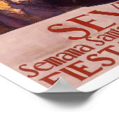 1941 Sevilla Spanien Jahrgang Poster (Ecke)