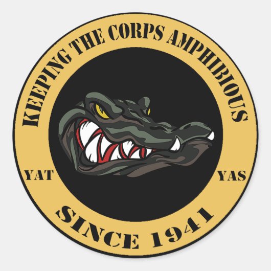 1941 TAN RUNDER AUFKLEBER (Vorderseite)