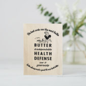 1941 Vintager Butter Postkarte (Stehend Vorderseite)