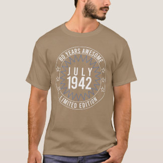 1942 80 Jahre alte Geburtstagsgeschenke großartig T-Shirt