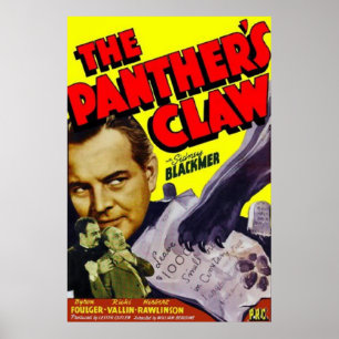 1942 Das Claw-Filmplakat des Panther Poster