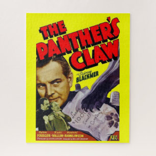 1942 Das Claw-Filmplakat des Panther Puzzle