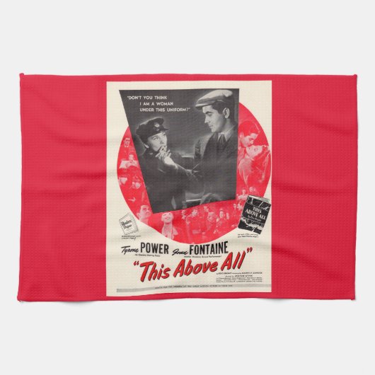 1942 Dieses Plakat über alles Geschirrtuch (Horizontal)