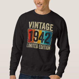 1942 Geborene 81-jährige Geschenke Vintag 1942 81s Sweatshirt