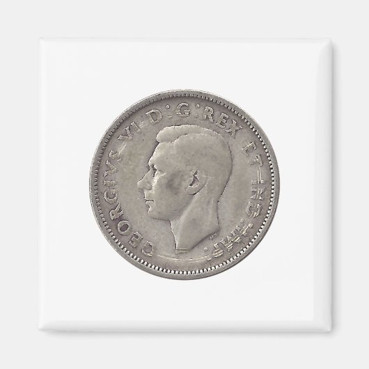 1942 Kanadisches Viertel Magnet (Vorne)