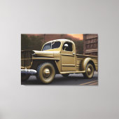 1942 Lieferwagen LKW Canvas Print Leinwanddruck (Vorderseite)