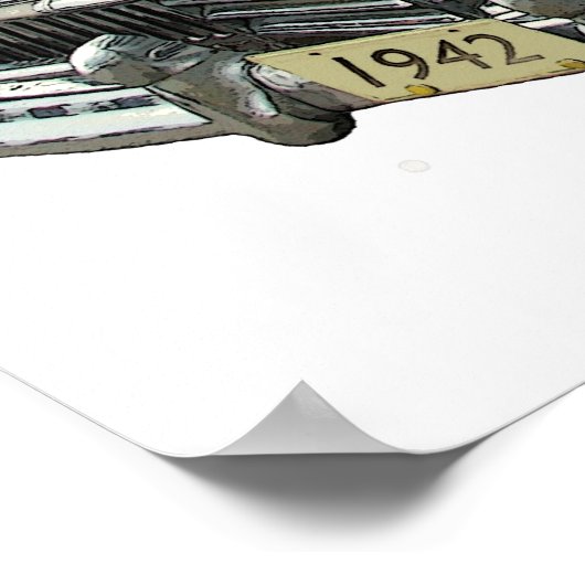 1942 Pontiac Poster (Ecke)