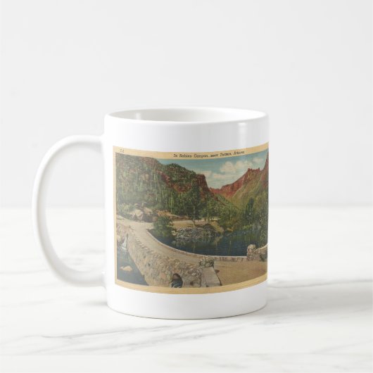 1942 Sabino Canyon, Tucson, AZ Kaffeetasse (Links)