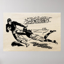 1942 Vintage Fußballspiel