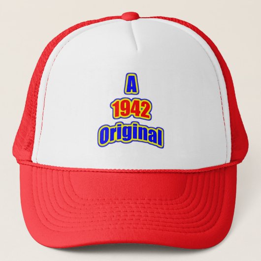 1942 Vorlagen-Querstations-Rot Truckerkappe (Vorderseite)