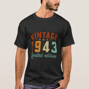 1943 80 Jahre alt 80. T-Shirt