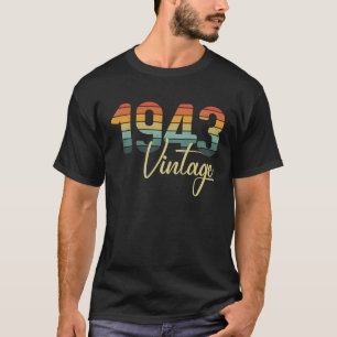 1943 Alle Originalteile B Tag Vintag Retro Sonnenu T-Shirt