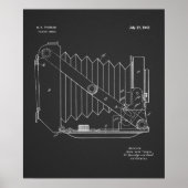 1943 Faltkamera Patent Art Zeichnend Druck Poster (Vorne)