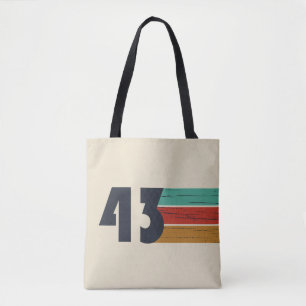 1943 geborenes elegantes Vintage-Geburtstagsgesche Tasche