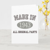 1943 hergestellt karte (Gelbe Blume)