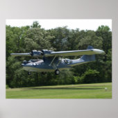 1943 Konsolidierte PBY-5A "Catalina". Poster (Vorne)