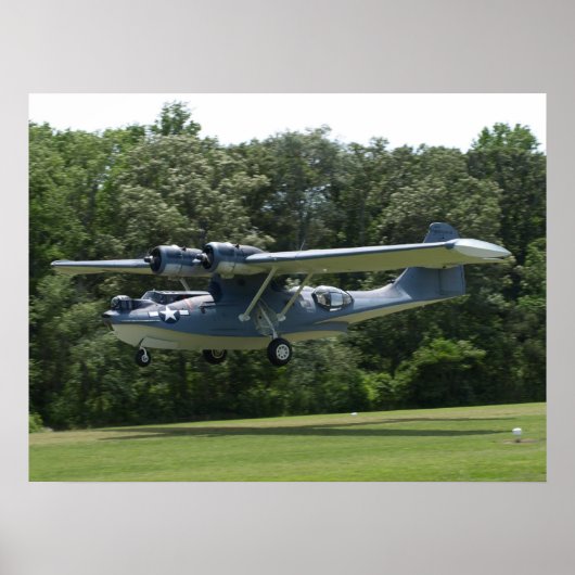1943 Konsolidierte PBY-5A "Catalina". Poster (Vorne)