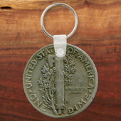 1943 US Mercury dime Reverse Schlüsselanhänger (Vorderseite)