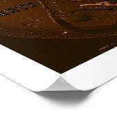 1943 Wheat Leaf Penny 8 Poster (Ecke)