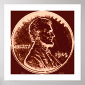 1943 Wheat Penny 5 Poster (Vorne)