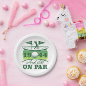 1944 80. Birthday Golf Spaß Pappteller (Party)