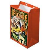 1944 Captain Future Cover Print Mittlere Geschenktüte (Vorderseite Schrägansicht)