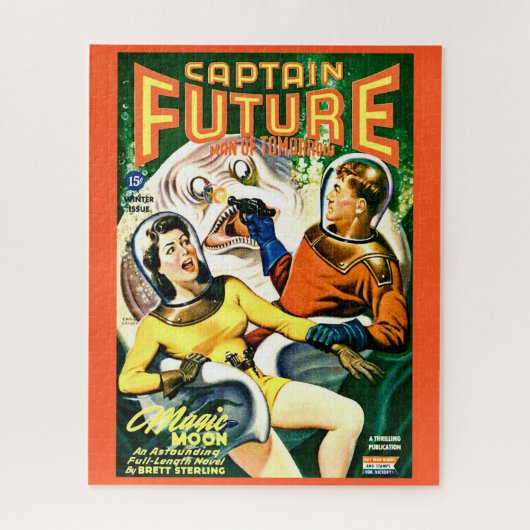1944 Captain Future Cover Puzzle (Vertikal)