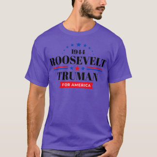 1944 Franklin Roosevelt Harry Truman Campaign T-Shirt