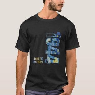 1944 Geburtstag Vincent Van Gogh Sternennacht T-Shirt