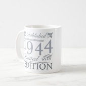 1944 Limited Edition 80 Jahre alt Kaffeetasse (Vorderseite Links)
