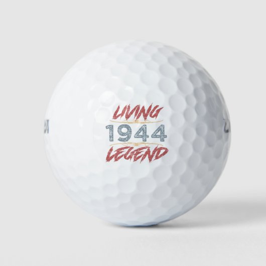 1944 Living Legend 80. Geburtstag Golfball (Vorderseite)